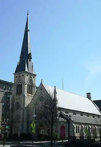 St James Episcopal Church, built in 1867, in Milwaukee