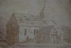 The old church, c. 1810