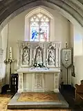 The altar in a side chapel