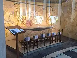 Stations in the Lady Chapel at Notre Dame de France