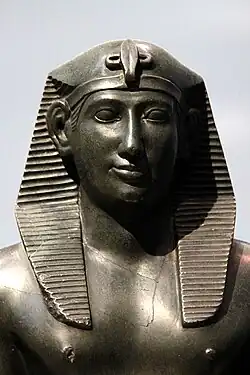 Statue of Psamtik II, Louvre Museum