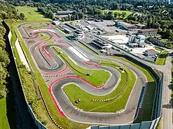 Aerial photograph of Steel Ring Třinec in 2020