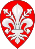 Arms used by Ghibellines until 1251 Arms adopted by Guelphs in 1251 of Florence