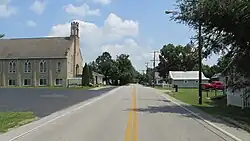 Looking east on Ohio Highway 335 in Stockdale.
