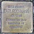 Stolperstein of Carl Rochmann