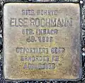 Stolperstein of Else Rochmann