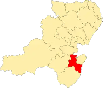 Location of the ward