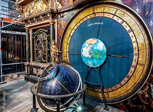 Multiple faces of the clock -stars and hours