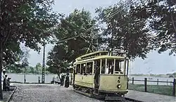 The old tramway at Barschelplatz in 1913