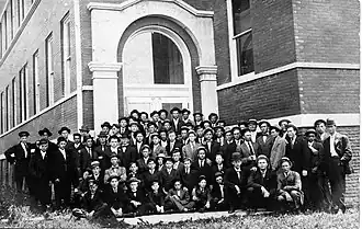 Concordia University Nebraska students in 1908