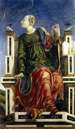 Angelo Maccagnino with Cosimo Tura, The Muse Urania (1447–1456)