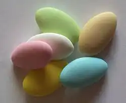 Sugar-coated dragees