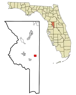 Location in Sumter County and the U.S. state of Florida