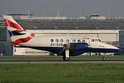 Jetstream 32 operated by Sun Air of Scandinavia in British Airways livery