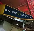 Suncorp Stadium sign