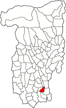 Location in Vâlcea County