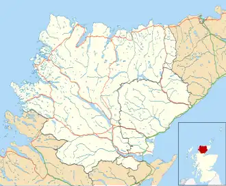 Skelpick is located in Sutherland
