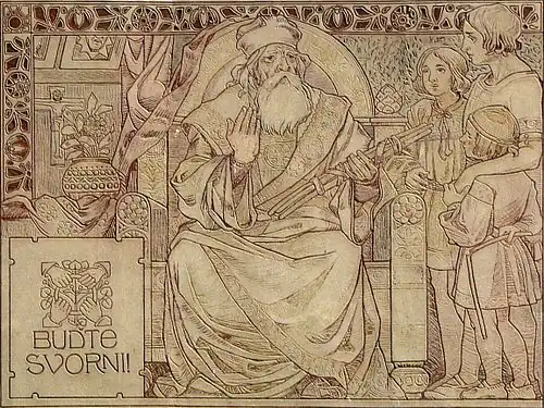 Map of Great Moravia