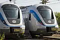 Commuter trains waiting for next assignment in Märsta