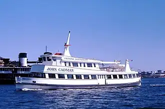 Rebuilt as the John Cadman cruising restaurant