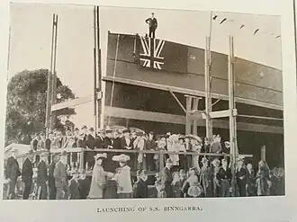 Launch day, 18 July 1905