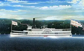 Sylvan Glen, oil on canvas by James Bard 1870 (New-York Historical Society)