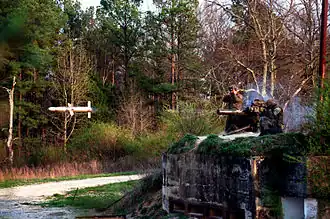 Launch, trailing wire is noticeable