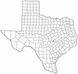 Location of Brushy Creek, Texas