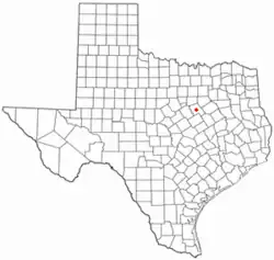 Location of Hillsboro, Texas
