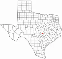 Location of Pflugerville, Texas
