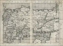 1st Map of Asia Bithynia and Pontus, Asia, Lycia, Pamphylia, Galatia, Cappadocia, Cilicia, and Lesser Armenia