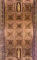 Coffered ceiling of the nave.