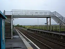 Teesside Airport is currently the least-used station in County Durham.