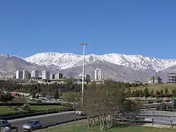 Tochal mountains, Tehran, Iran.