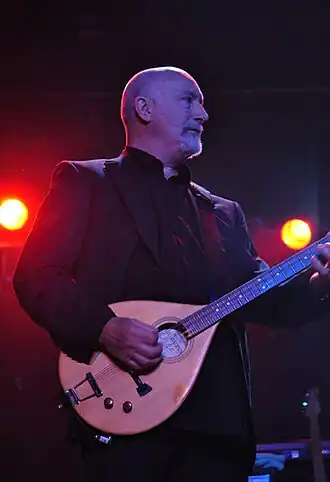 Terry Woods at the Milk Club in Moscow, Russia on 29 August 2010, with The Pogues