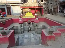 Lunhiti in Tapa Lachhi, with pati behind it