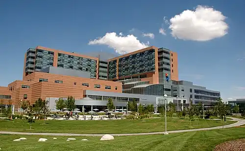 Photo of the Anschutz Medical Campus in Adams County, Colorado
