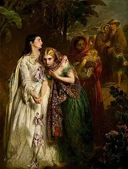 The Flight from Lucknow by Abraham Solomon