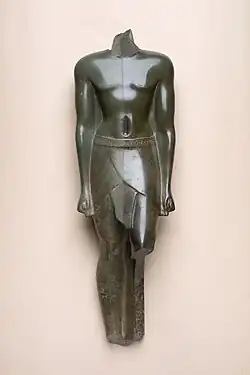 Statue of Tjahapimu wearing a shendyt, Metropolitan Museum of Art