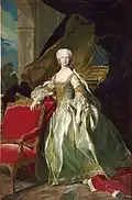 The Infanta Maria Teresa Rafaela of Spain, future Dauphine of France, c. 1745, Palace of Versailles