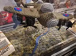 Leaflets being dropped Artist: Aimee Nutthall