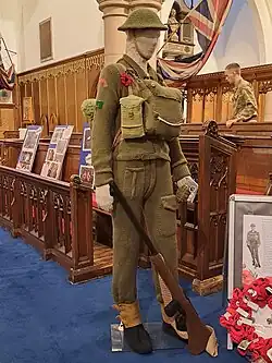 life-size soldier