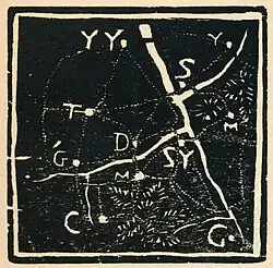 La Map 5.9 x 5.9 cm[n 13]