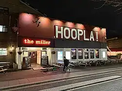 The Miller pub at night.