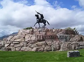 Gertrude Vanderbilt Whitney, Buffalo Bill - The Scout, 1924, commemorating Buffalo Bill in Cody, Wyoming