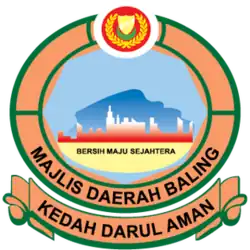 Official seal of Baling District