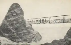 The original Tubular Bridge at The Gobbins