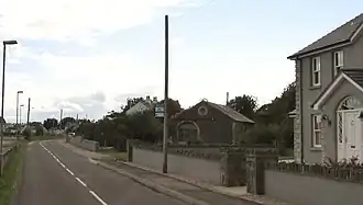 The old railway goods shed at Killough (2013)