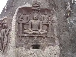 Thirakoil Hill and the Digambara Jain Temple.