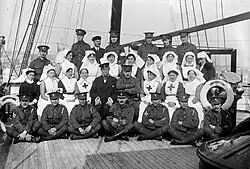 Thomas Liption on yacht Eric 1915